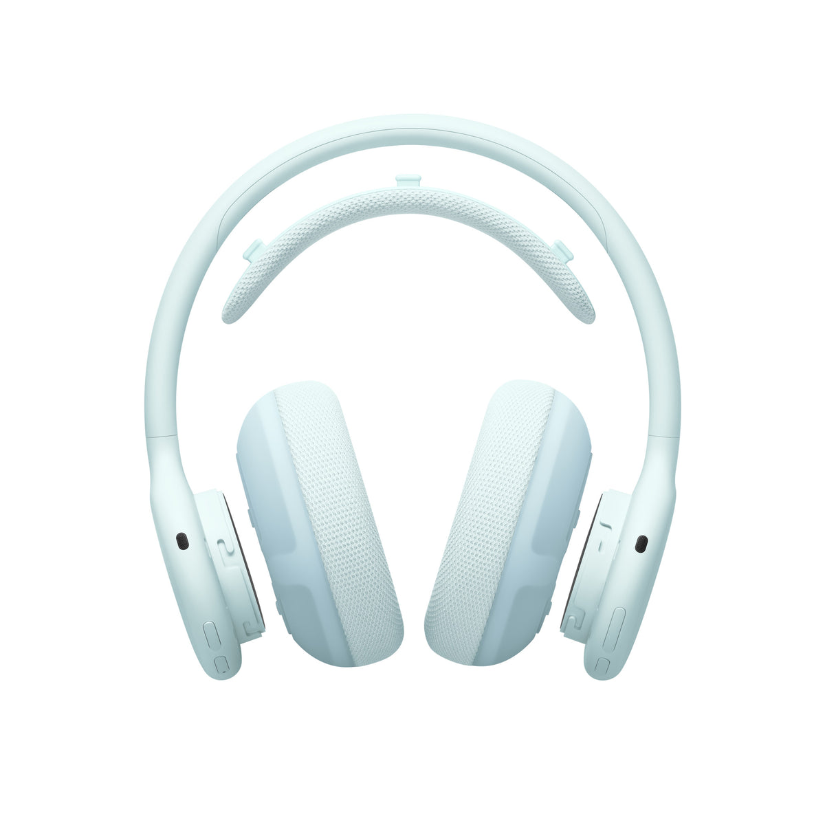 Beats 360 over-ear koptelefoon – Zachtblauw + Zachtblauwe kussens van hoogwaardig gebreid textiel