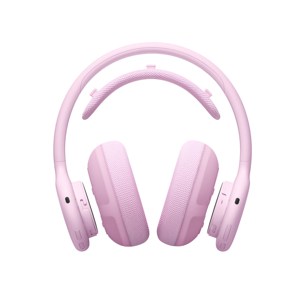 Beats 360 over-ear koptelefoon – Roze + Roze kussens van hoogwaardig gebreid textiel