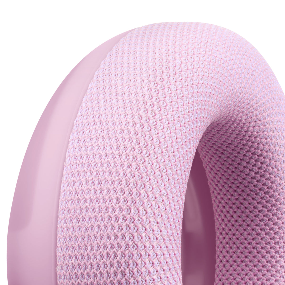 Beats 360 over-ear koptelefoon – Roze + Roze kussens van hoogwaardig gebreid textiel