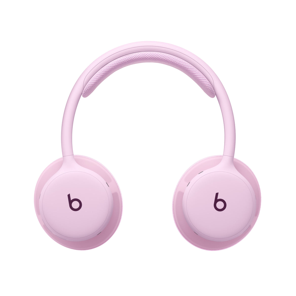 Beats 360 over-ear koptelefoon – Roze + Roze kussens van hoogwaardig gebreid textiel