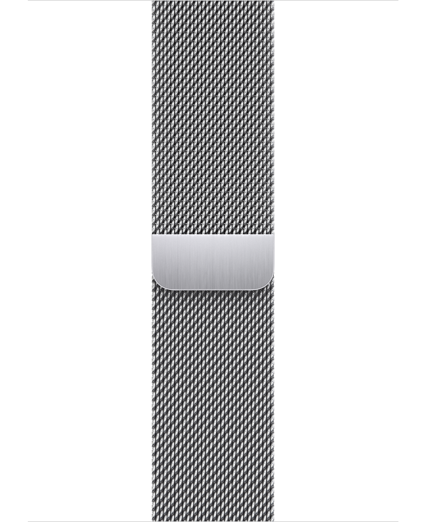 Zilverkleurig Milanees bandje (45 mm)