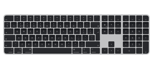 Magic Keyboard met Touch ID en numeriek toetsenblok voor Mac-modellen met Apple silicon - Nederlands - Zwarte toetsen