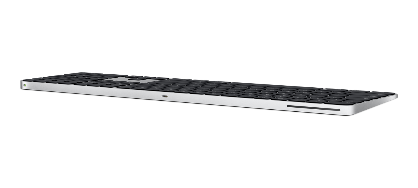 Magic Keyboard met Touch ID en numeriek toetsenblok voor Mac-modellen met Apple silicon - Nederlands - Zwarte toetsen