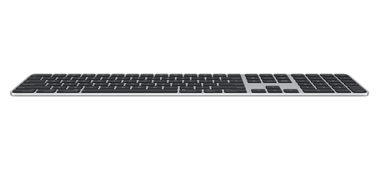 Magic Keyboard met Touch ID en numeriek toetsenblok voor Mac-modellen met Apple silicon - Internationaal Engels - Zwarte toetsen