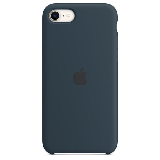 Siliconenhoesje voor iPhone SE - Abyss-blauw