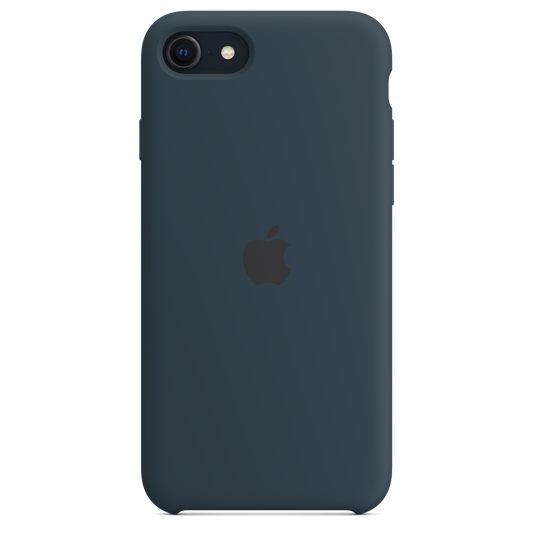 Siliconenhoesje voor iPhone SE - Abyss-blauw