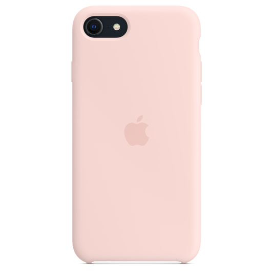 Siliconenhoesje voor iPhone SE - Kalkroze