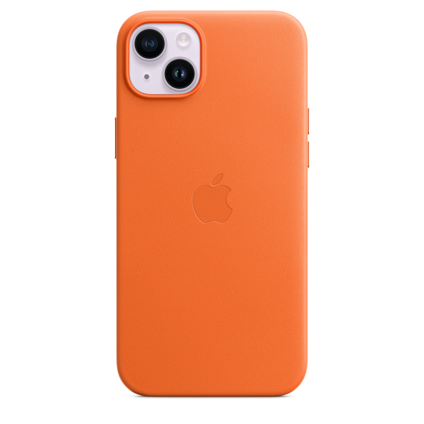 EOL Leren hoesje met MagSafe voor iPhone 14 Plus - Oranje