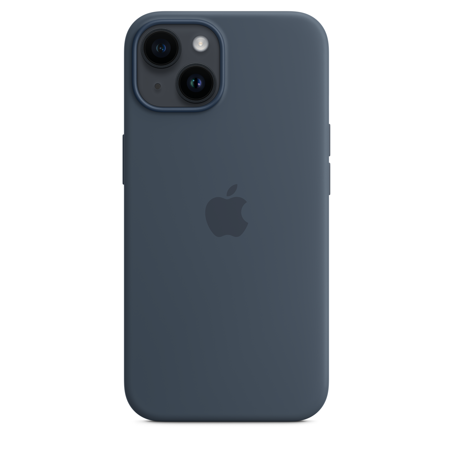 Siliconenhoesje met MagSafe voor iPhone 14 - Stormblauw