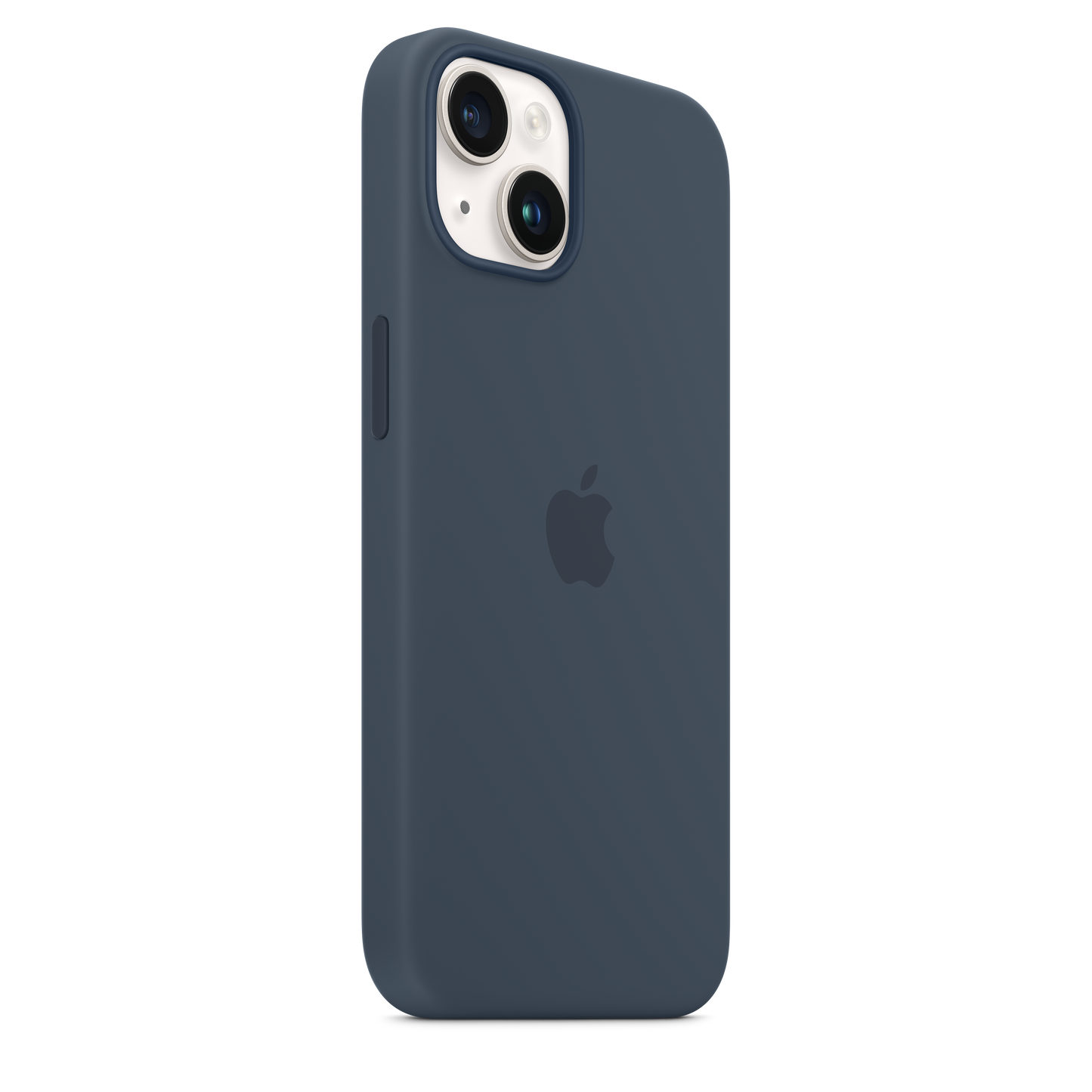 Siliconenhoesje met MagSafe voor iPhone 14 - Stormblauw