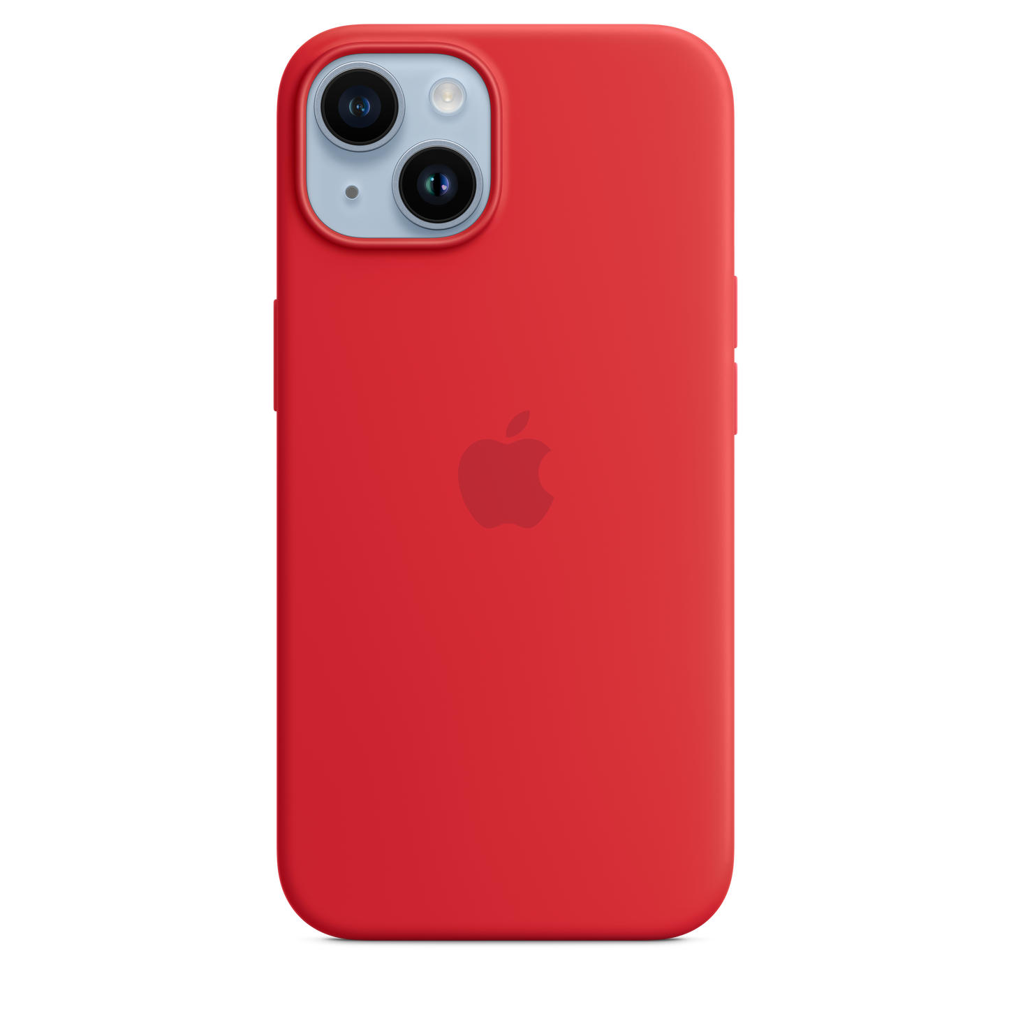 Coque en silicone avec MagSafe pour iPhone 14 - (PRODUCT)RED