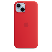 Coque en silicone avec MagSafe pour iPhone 14 - (PRODUCT)RED
