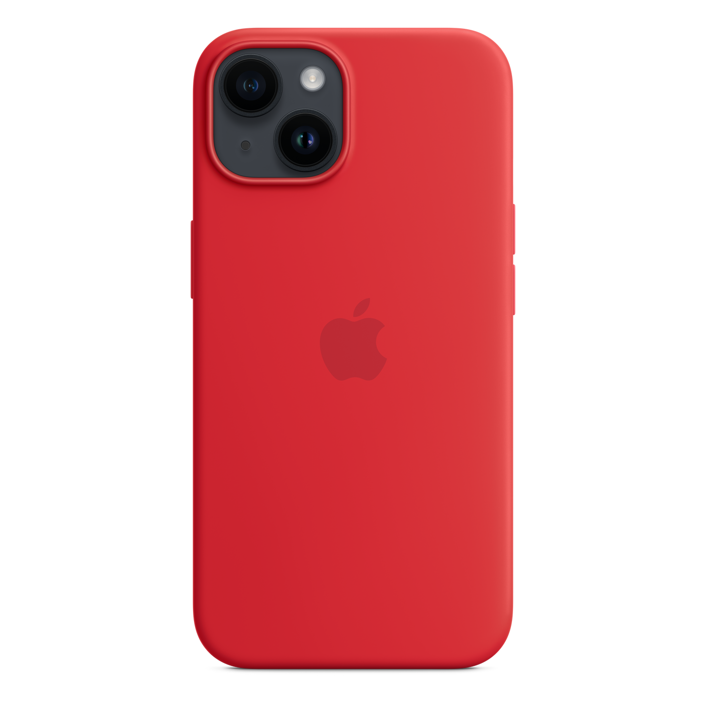 Coque en silicone avec MagSafe pour iPhone 14 - (PRODUCT)RED