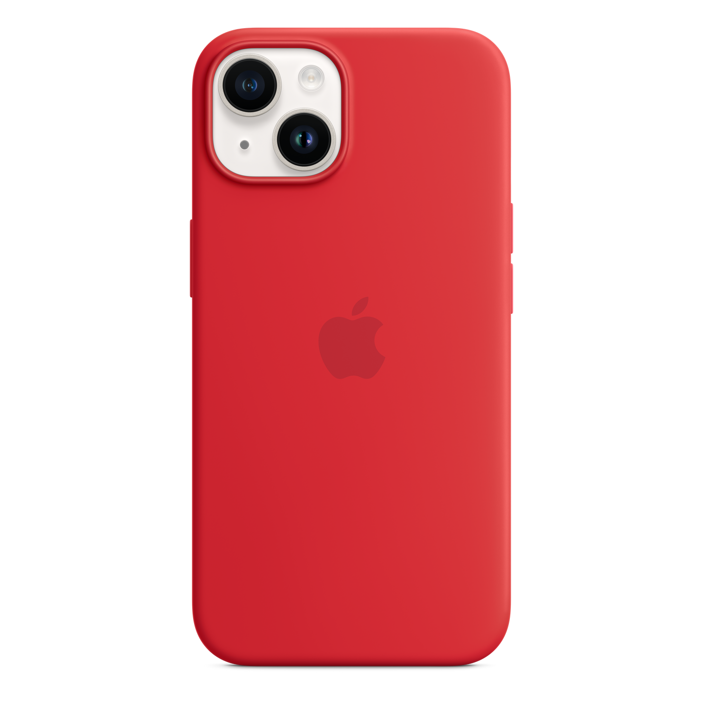 Coque en silicone avec MagSafe pour iPhone 14 - (PRODUCT)RED