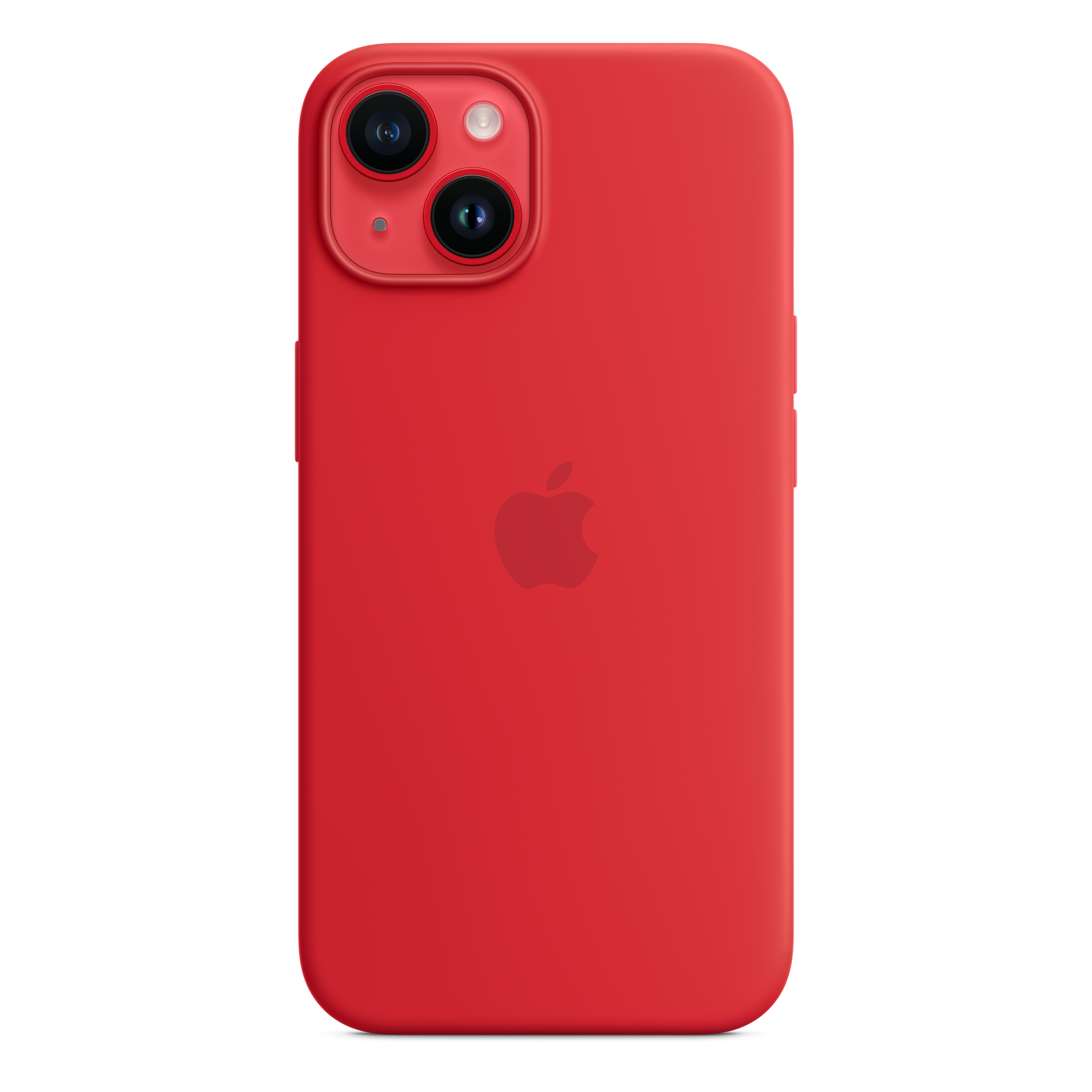 Coque en silicone avec MagSafe pour iPhone 14 - (PRODUCT)RED