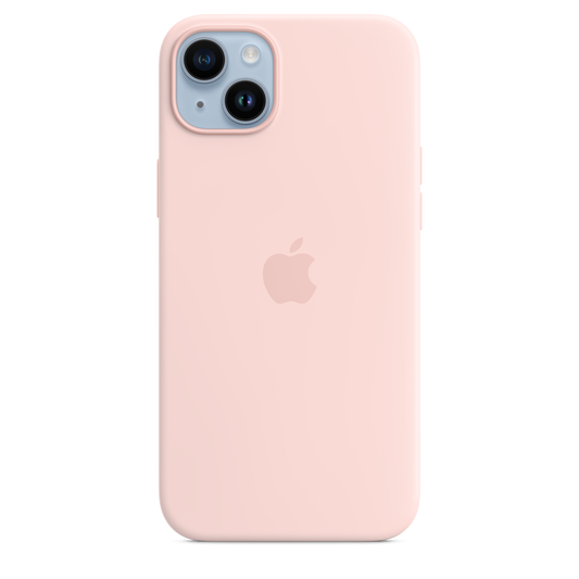 EOL Siliconenhoesje met MagSafe voor iPhone 14 Plus - Kalkroze