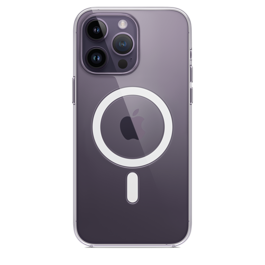 Coque transparente avec MagSafe pour iPhone 14 Pro Max