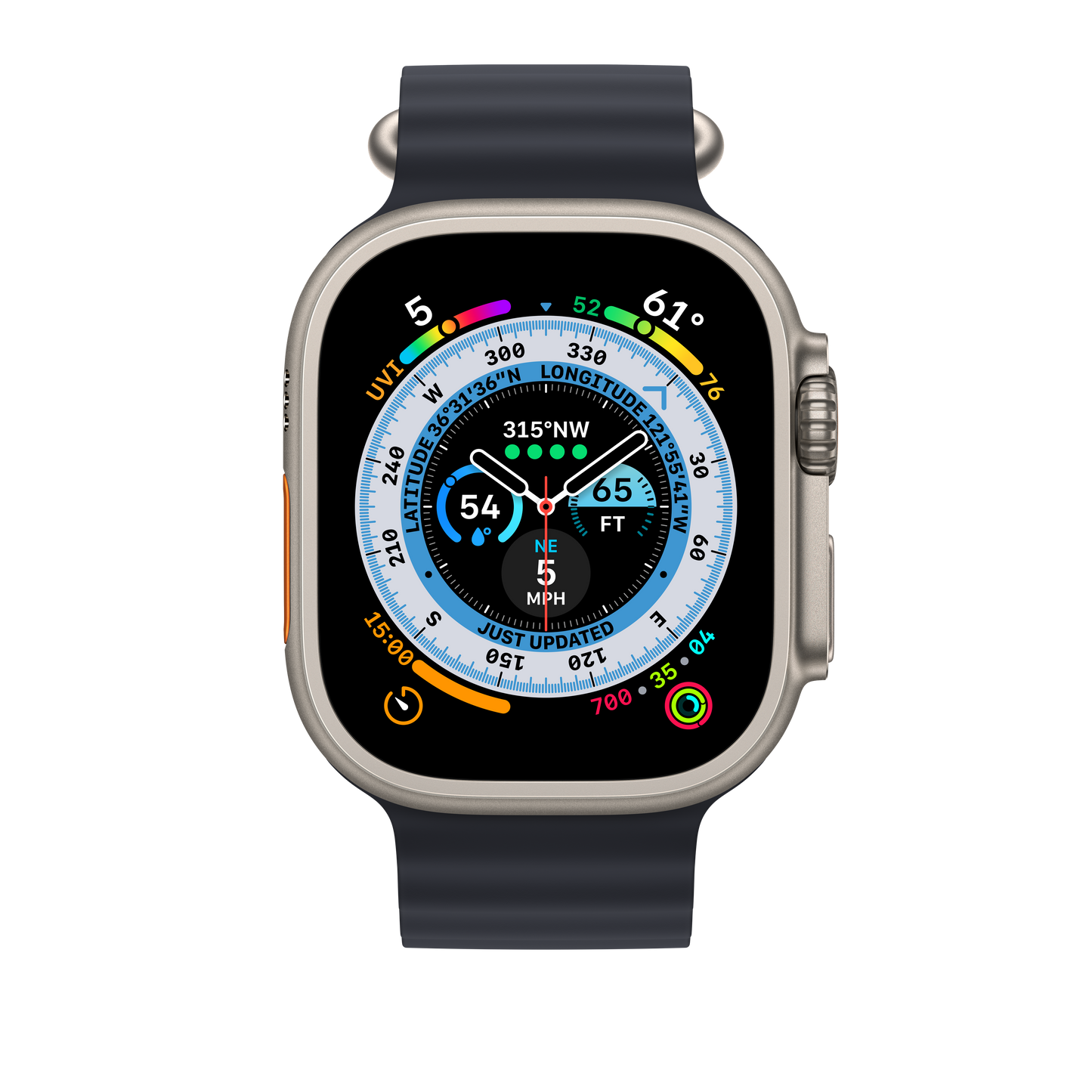 EOL Verlengstuk voor Ocean-bandje - Middernacht (49 mm)