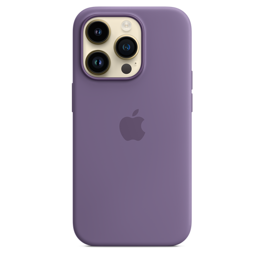 Coque en silicone avec MagSafe pour iPhone 14 Pro - Iris