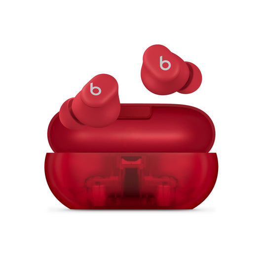 Beats Solo Buds - Echt draadloze oortjes - Transparant rood