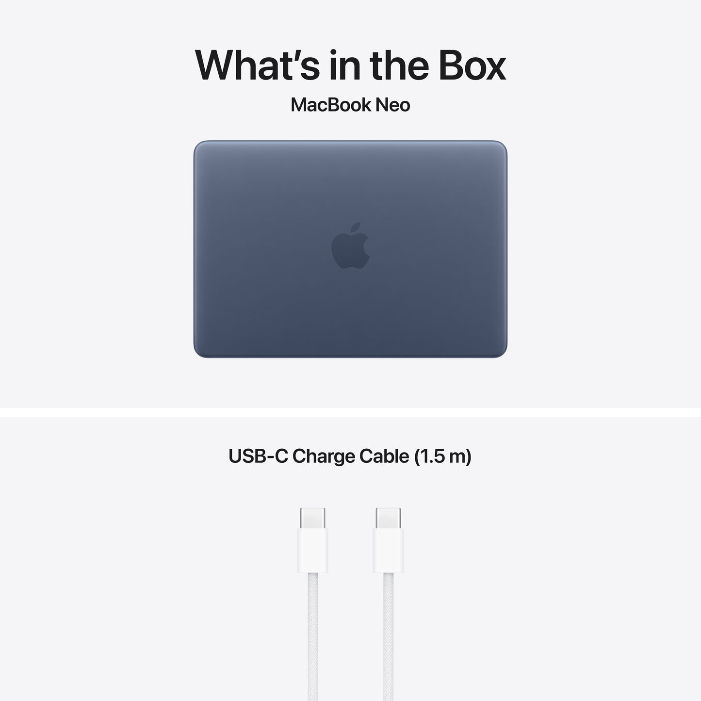13-inch MacBook Neo: Apple A18 Pro-chip met 6‑core CPU en 5‑core GPU, Magic Keyboard, 8 GB 256 GB SSD - Indigo (Azerty FR)