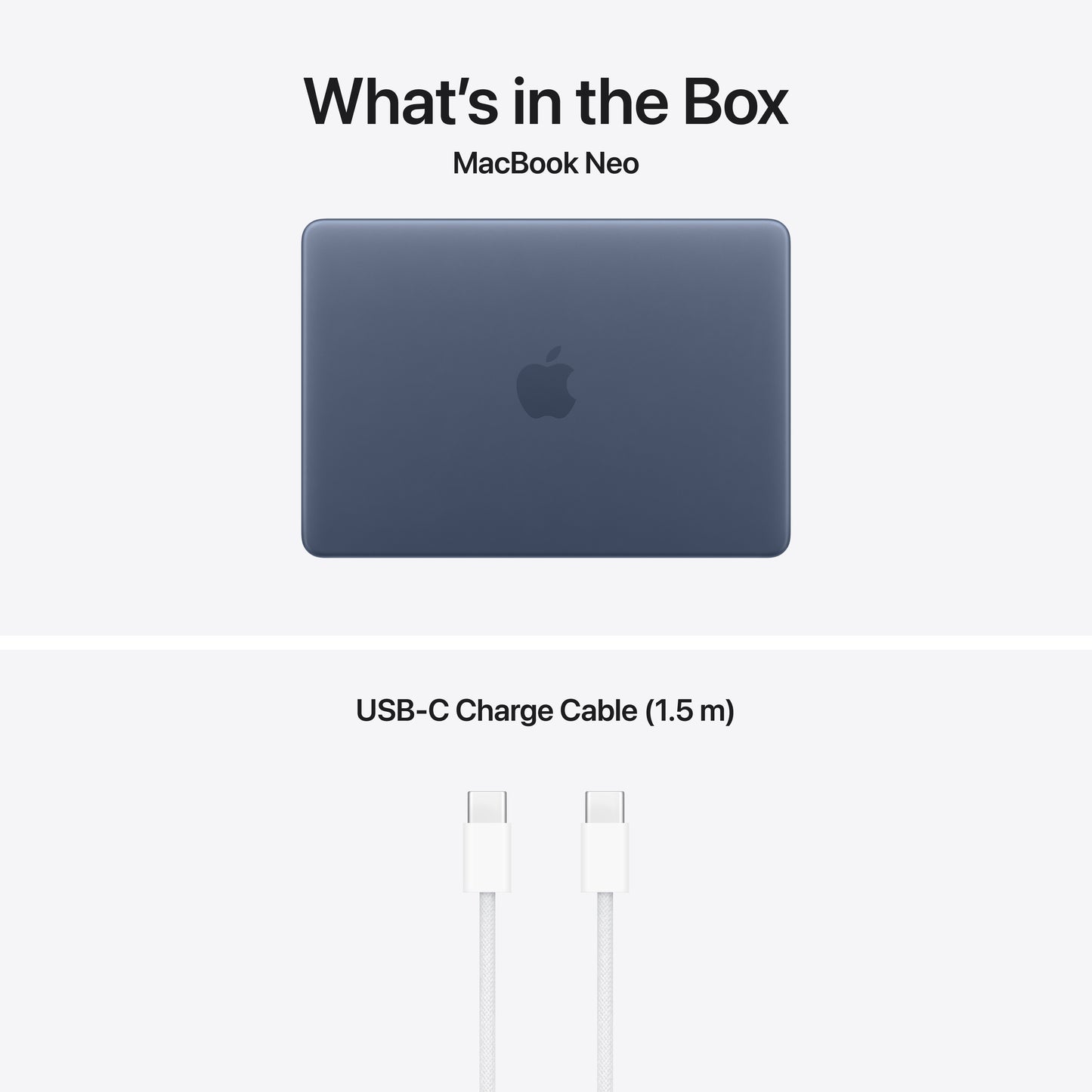 [OPEN BOX] MacBook Neo 13 pouces: Puce Apple A18 Pro avec CPU 6 cœurs et GPU 5 cœurs, Magic Keyboard avec Touch ID, 8 Go, 512 Go SSD - Indigo (Azerty FR)