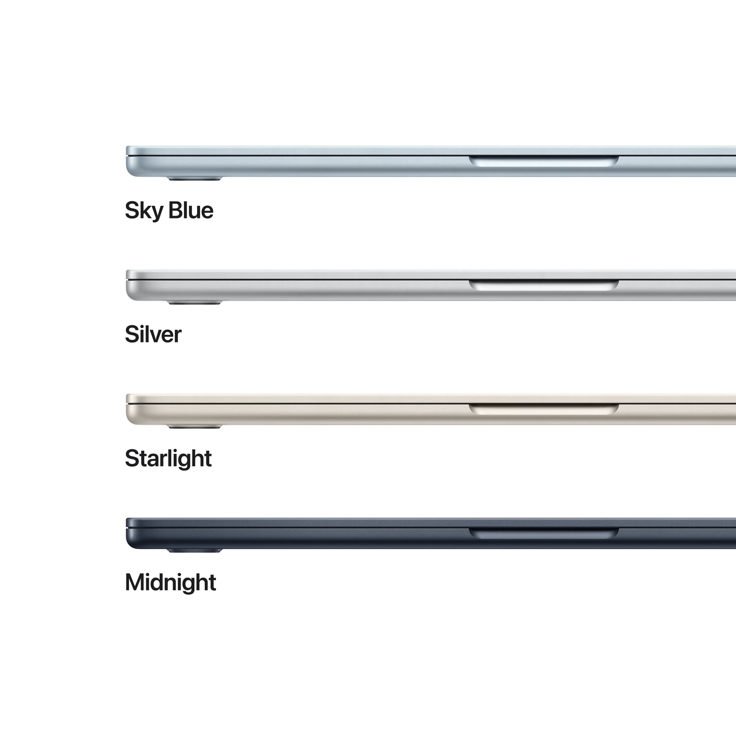 13-inch MacBook Air: Apple M5-chip met 10‑Core CPU en 8‑Core GPU, 16 GB, 512 GB SSD - Middernacht (Qwerty NL)
