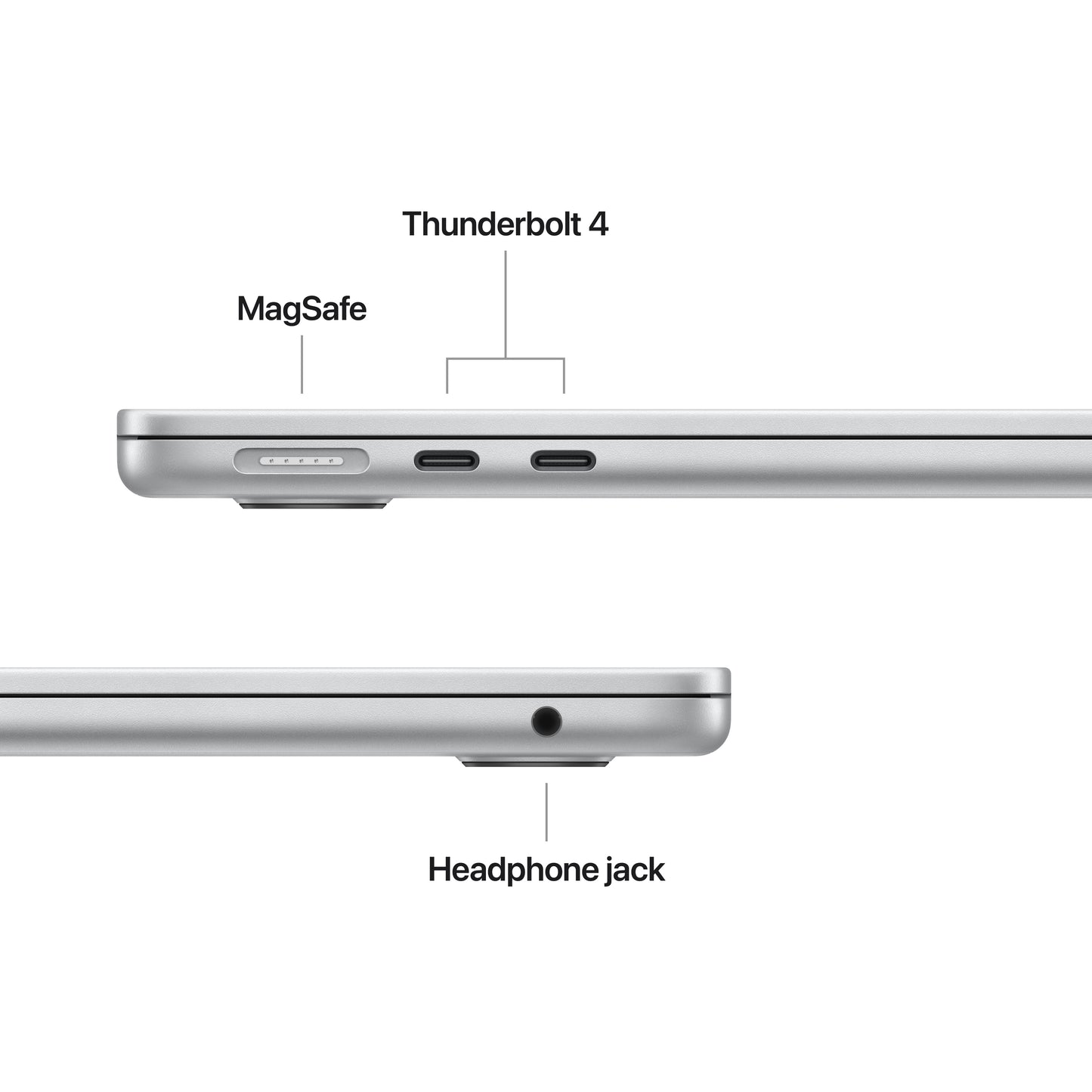 13-inch MacBook Air: Apple M5-chip met 10‑Core CPU en 10‑Core GPU, 16 GB, 1 TB SSD - Zilver (Qwerty NL)