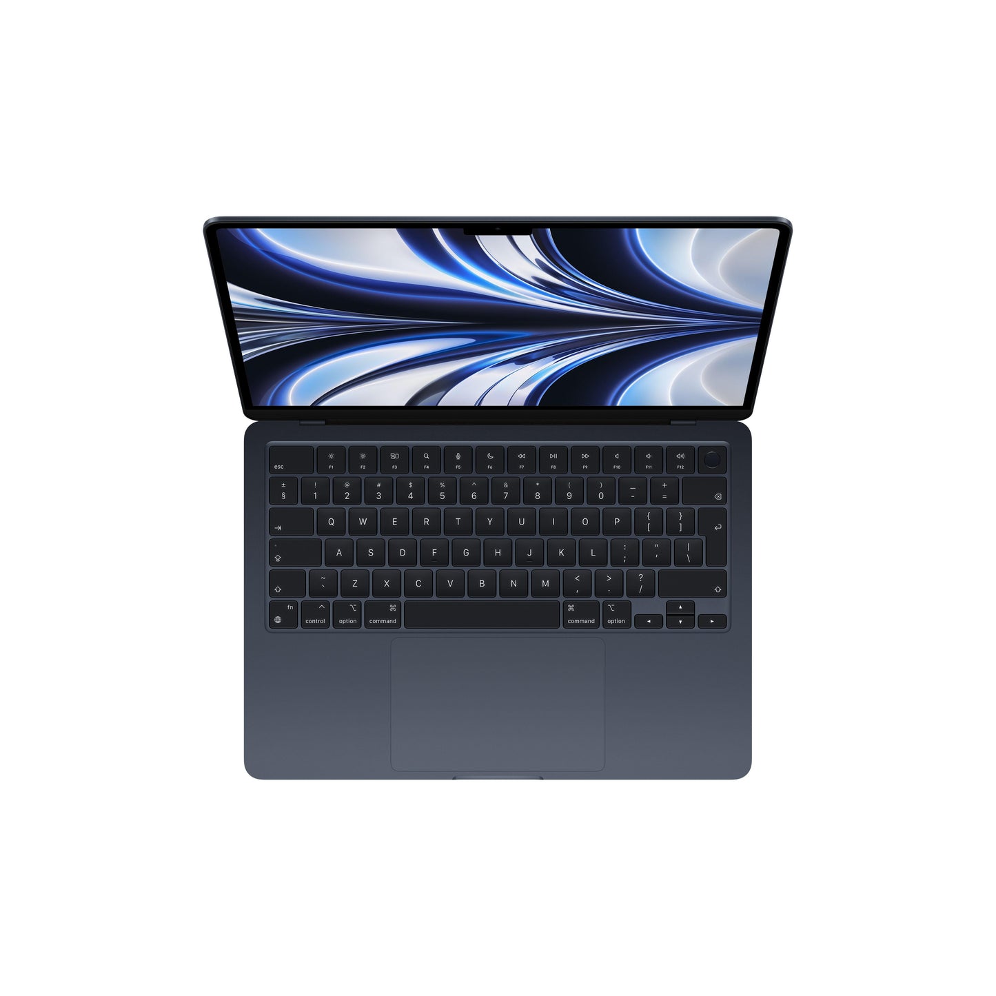 13-inch MacBook Air: Apple M2‑chip met 8‑core CPU en 8‑core GPU, 8 GB, 256 GB - Middernacht (Azerty FR)