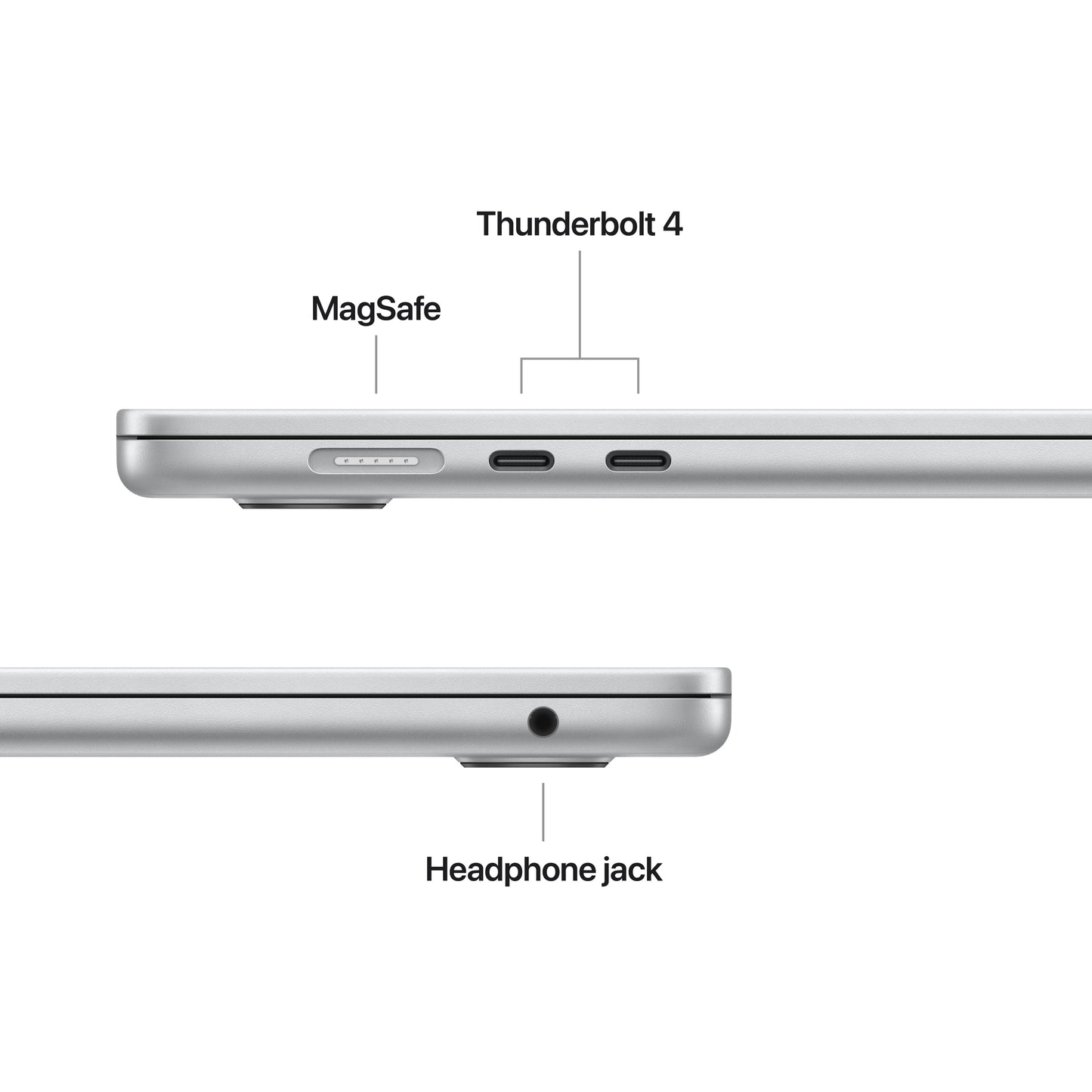 15-inch MacBook Air: Apple M5-chip met 10‑Core CPU en 10‑Core GPU, 16 GB, 512 GB SSD - Zilver (Qwerty NL)