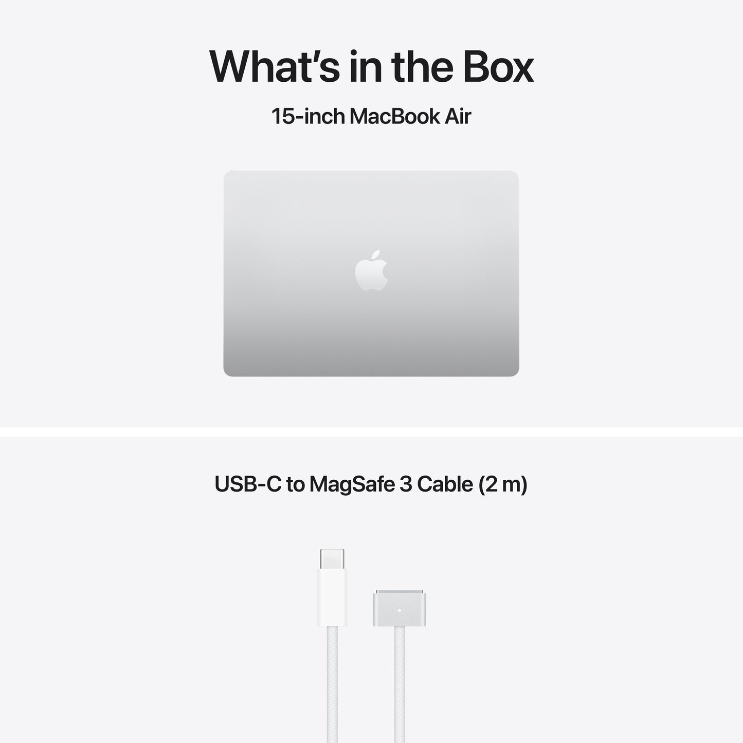 15-inch MacBook Air: Apple M5-chip met 10‑Core CPU en 10‑Core GPU, 16 GB, 512 GB SSD - Zilver (Qwerty NL)