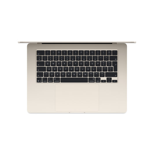 [OPEN BOX] MacBook Air 15 pouces: Puce Apple M5 avec CPU 10 cœurs et GPU 10 cœurs, 16 Go, 512 Go SSD - Lumière stellaire (Azerty FR)