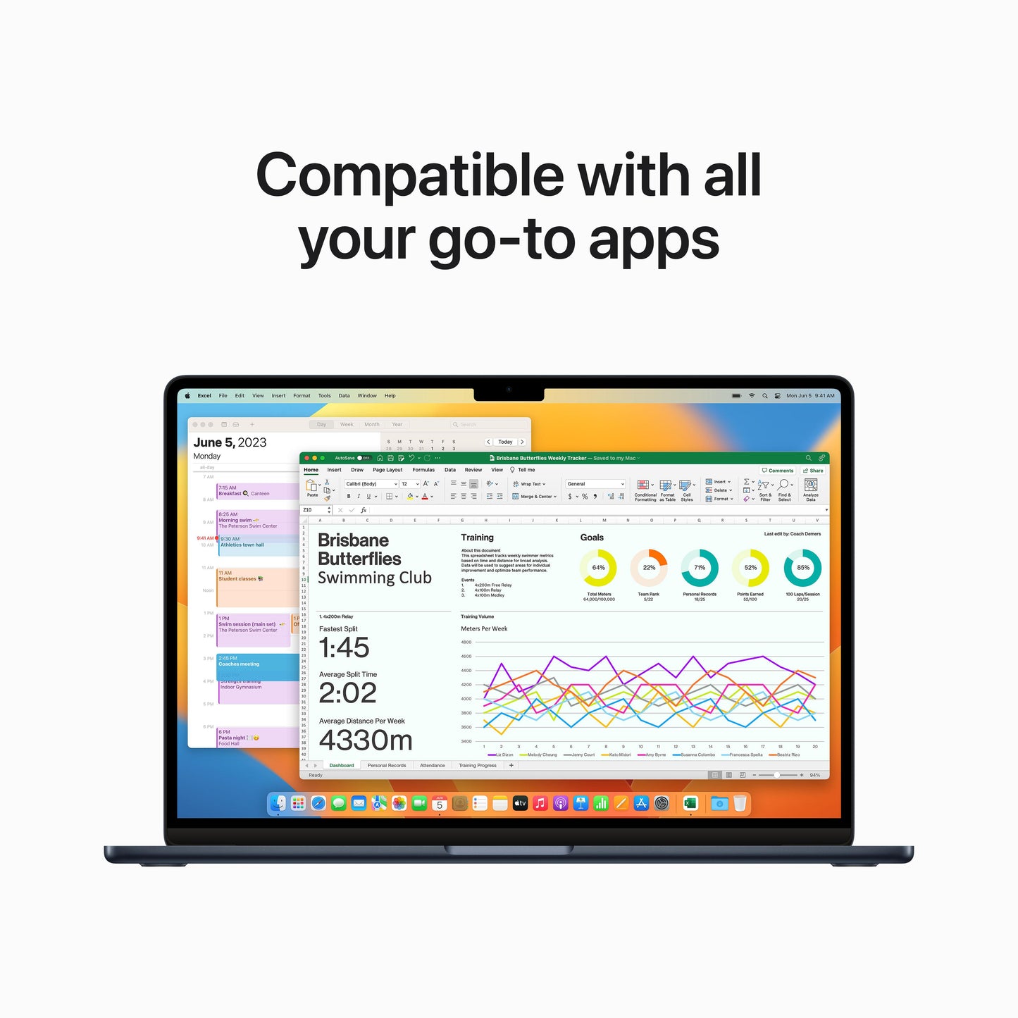 EOL MacBook Air 15 pouces: Puce Apple M2 avec CPU 8 cœurs et GPU 10 cœurs, 8 Go, 256 Go SSD - Minuit (Azerty FR)