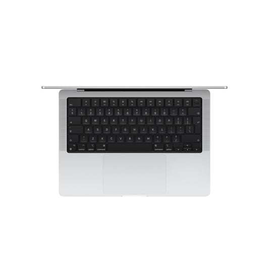 EOL 14-inch MacBook Pro: Apple M4 Pro-chip met 12‑core CPU en 16‑core GPU, 24 GB, 512 GB - Zilver (Azerty FR)