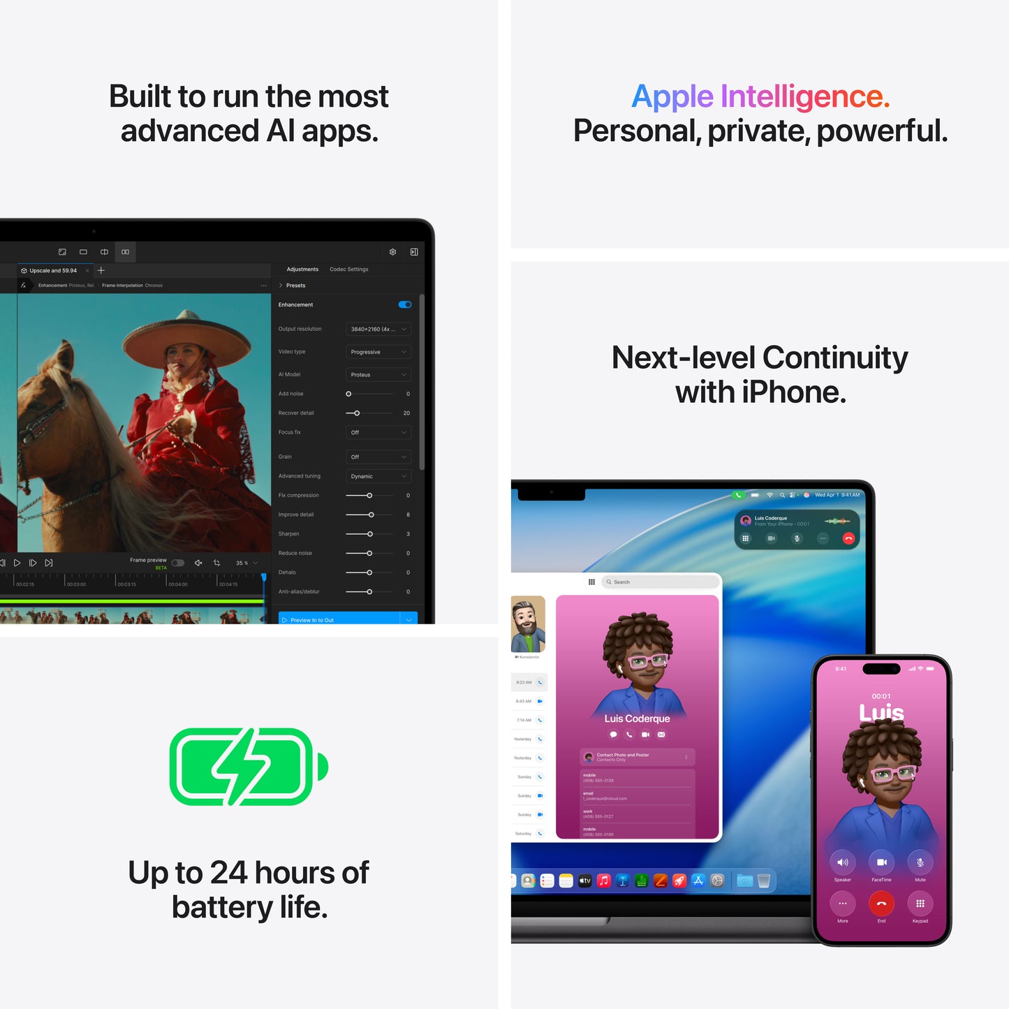 [OPEN BOX] MacBook Pro 16 pouces: Puce Apple M5 Pro avec CPU 18 cœurs et GPU 20 cœurs, 24 Go, 1 To SSD - Noir sidéral (Qwerty NL)