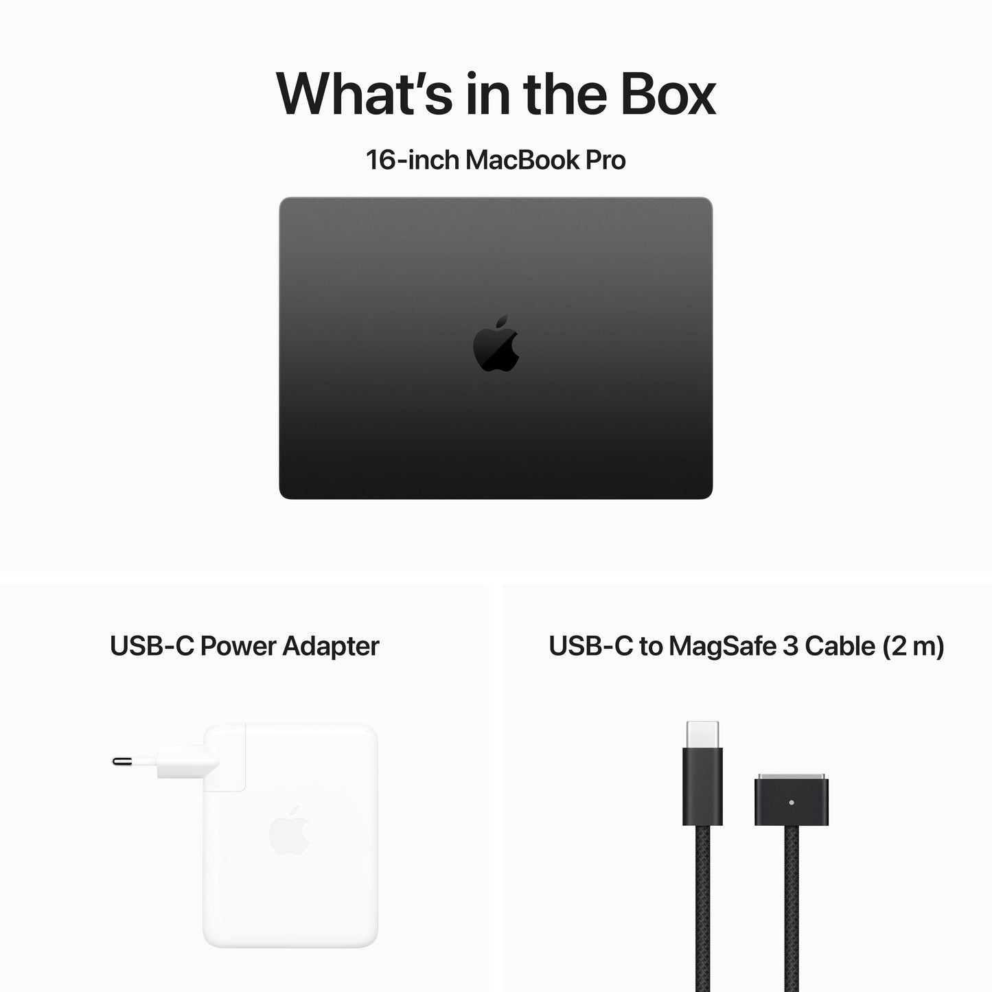 MacBook Pro 16 pouces: Puce Apple M3 Pro avec CPU 12 cœurs et GPU 18 cœurs, 16 Go, 512 Go - Noir sidéral (Azerty FR)