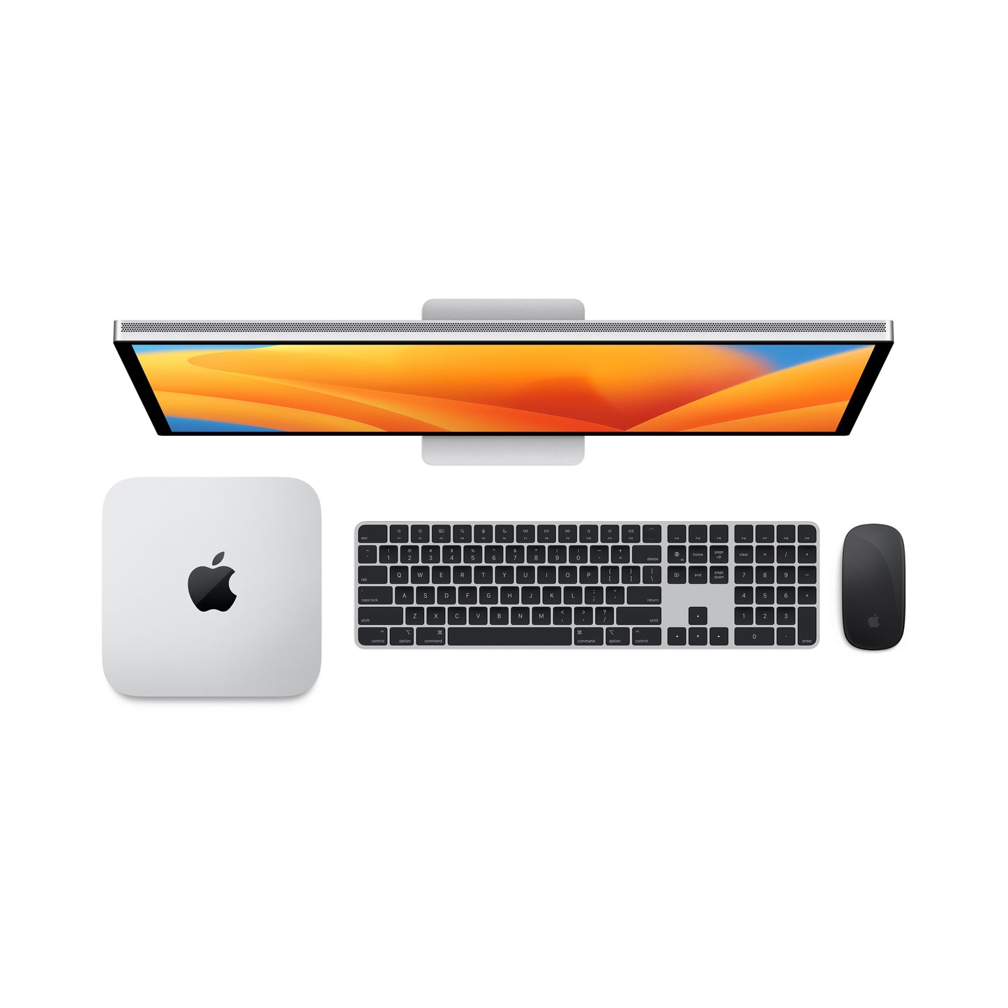 Mac mini: Apple M2‑chip met 8‑core CPU en 10‑core GPU, 256 GB