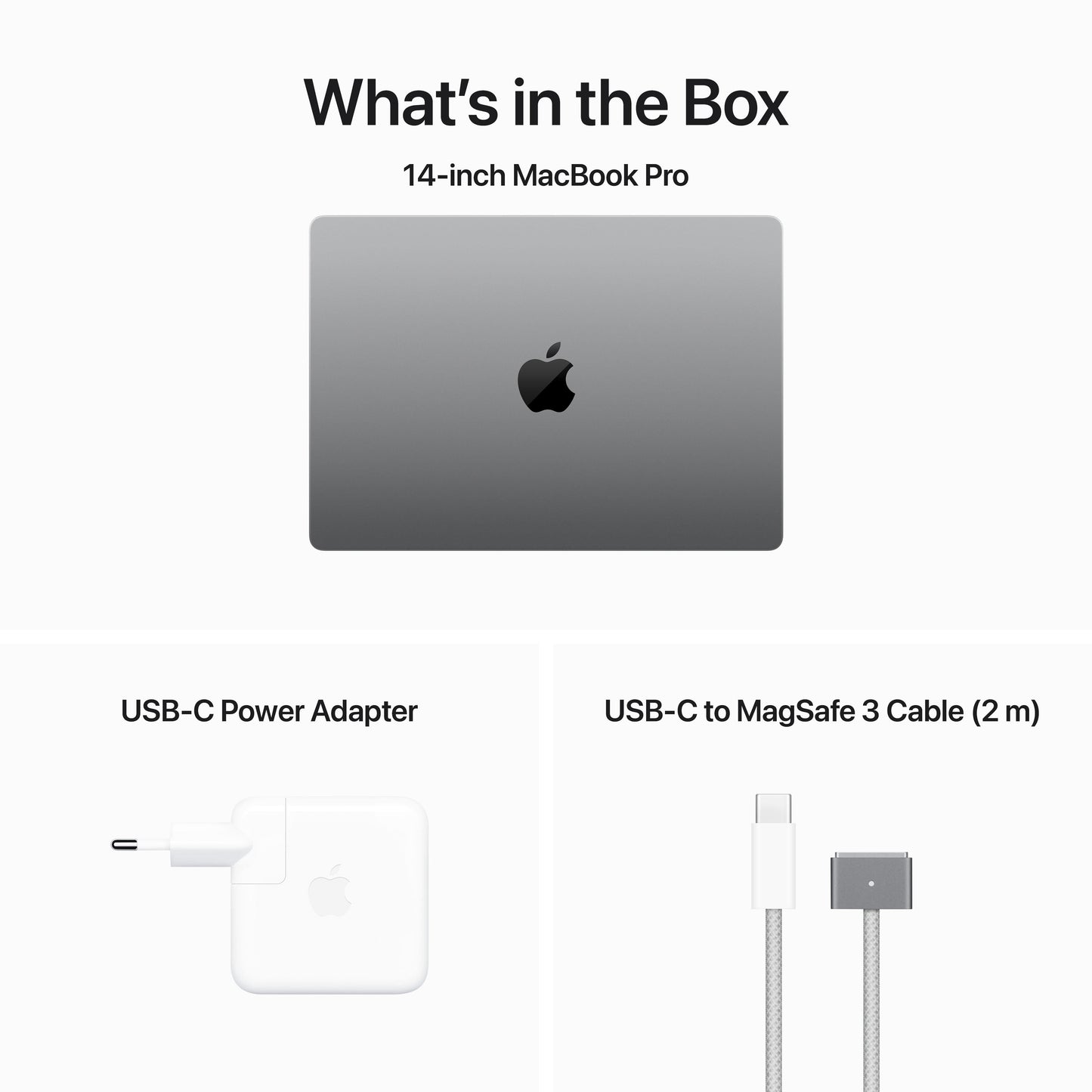 [OPEN BOX] MacBook Pro 14 pouces: Puce Apple M3 avec CPU 8 cœurs et GPU 10 cœurs, 8 Go, 512 Go - Gris sidéral (Azerty FR)