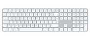 Magic Keyboard met Touch ID en numeriek toetsenblok voor Mac-modellen met Apple silicon - Internationaal Engels - Witte toetsen