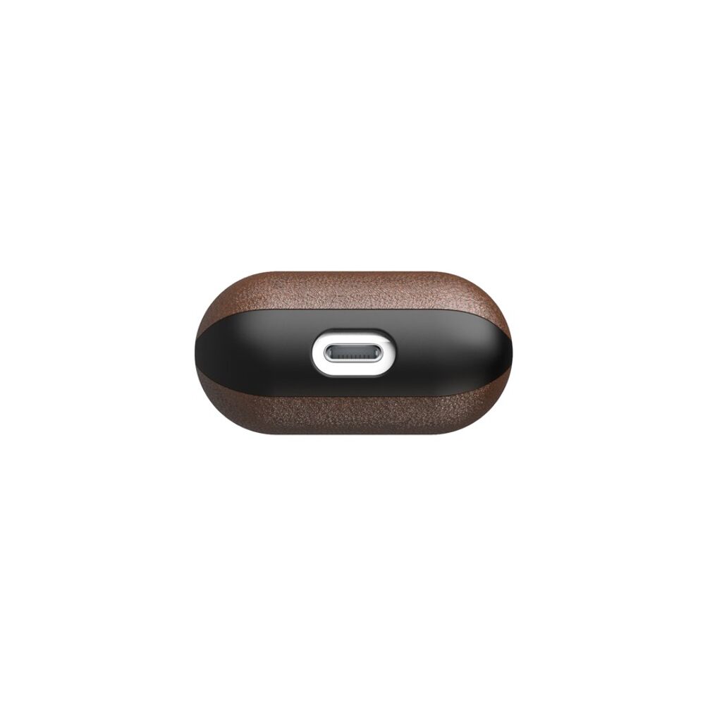 EOL Nomad Coque en cuir pour AirPods (2e gén.) - Brun