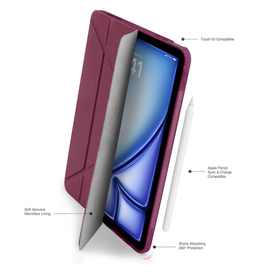 Pipetto Origami Case voor iPad (10e gen./A16) - Bordeaux