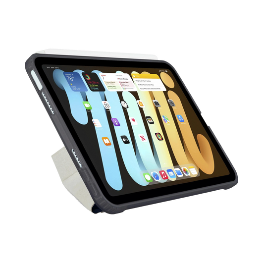 Pipetto Origami Case voor iPad mini 6/7 - Donkerblauw