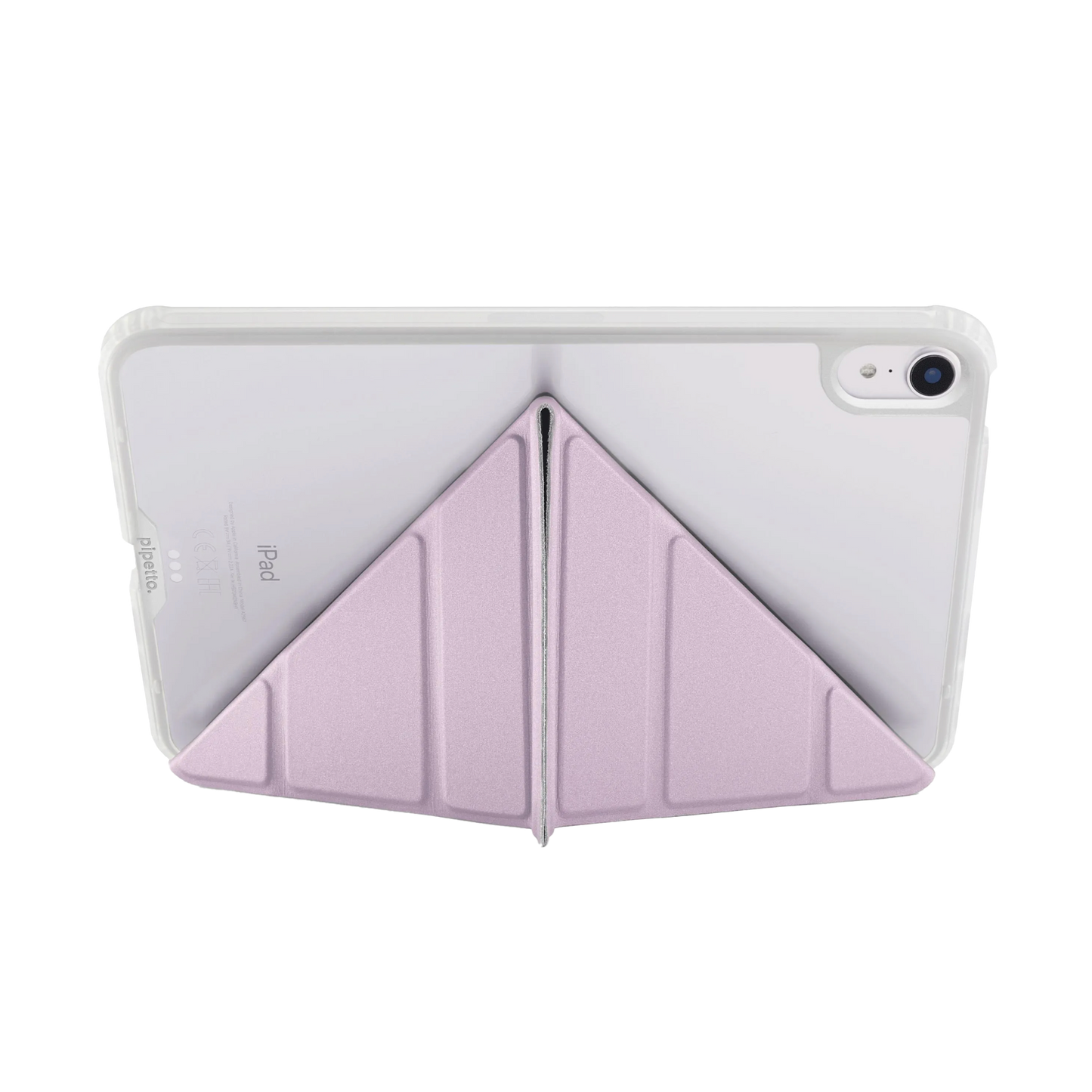 Pipetto Origami Case voor iPad mini 6/7 - Metallic Purple