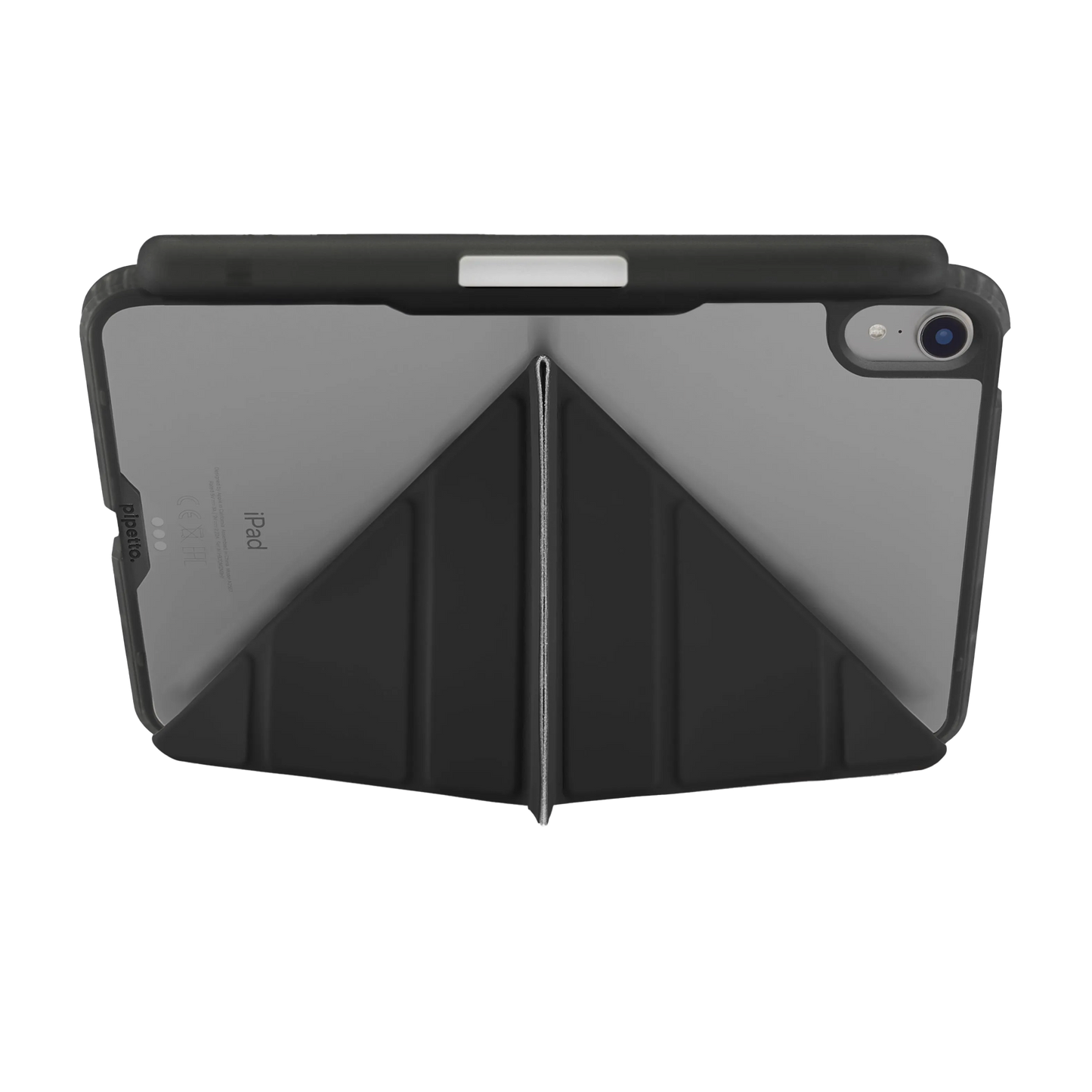 Pipetto Origami Pencil Case voor iPad mini 7 (2024) - Zwart
