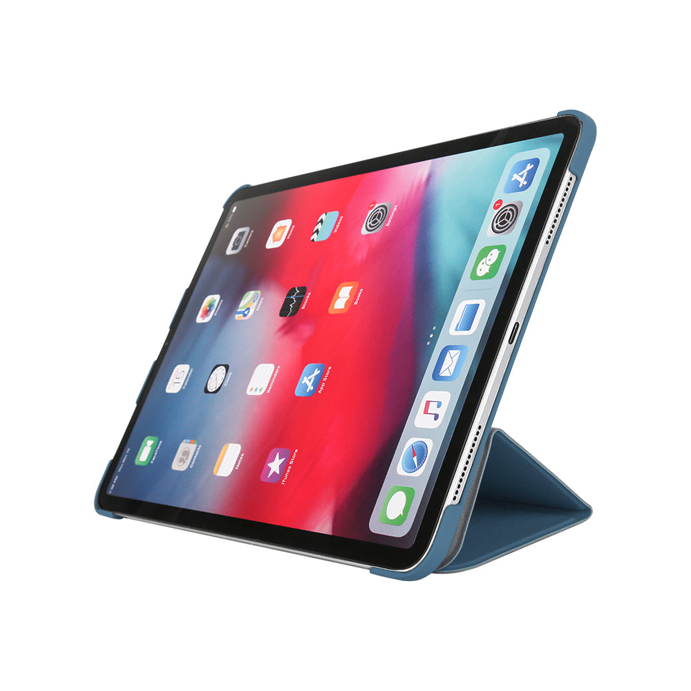 Pomologic BookCase pour iPad Air 11 pouces (M2/M3/M4) - Bleu marine