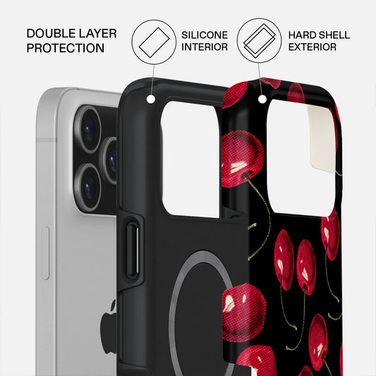 Burga Tough Case met MagSafe voor iPhone 17 Pro Max - Cherrybomb
