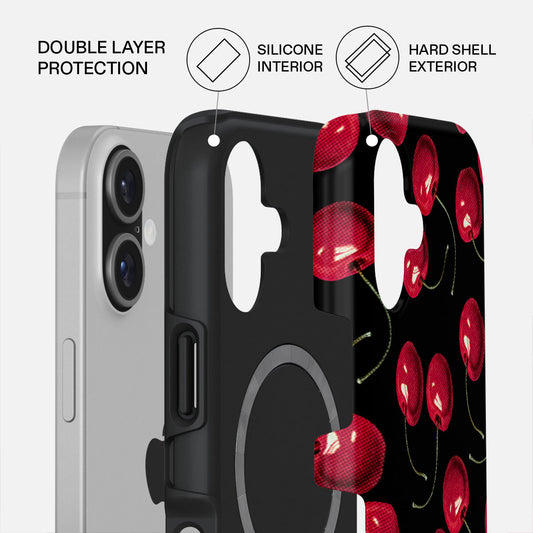 Burga Tough Case met MagSafe voor iPhone 17 - Cherrybomb