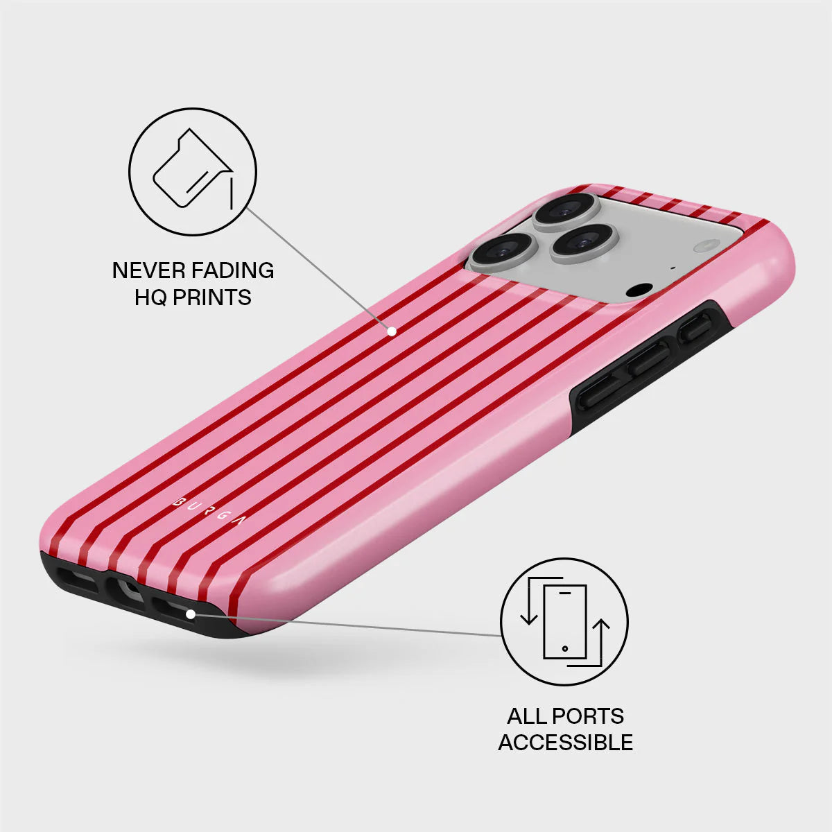Burga Tough Case avec MagSafe pour iPhone 17 Pro Max - Favorite Bikini
