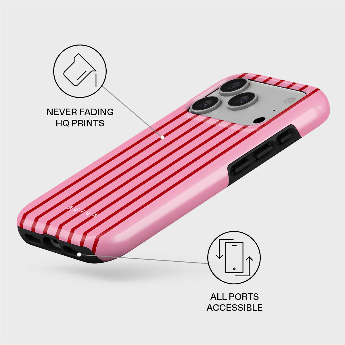 Burga Tough Case avec MagSafe pour iPhone 17 Pro - Favorite Bikini