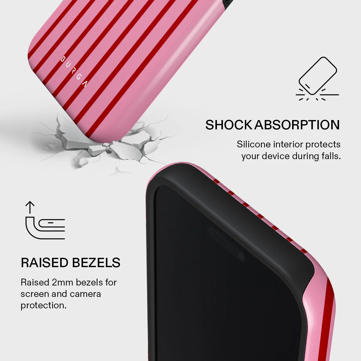 Burga Tough Case avec MagSafe pour iPhone 17 Pro - Favorite Bikini